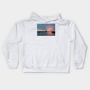 Calm start to an October morning Kids Hoodie